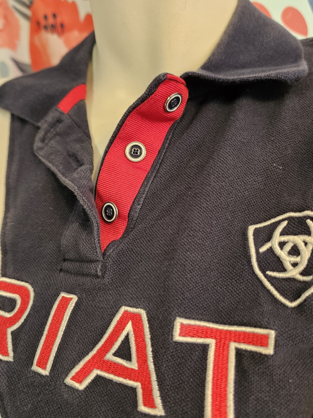 Ariat Black & Red Polo Shirt - Picture 3 of 6